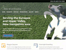 Tablet Screenshot of dogstarcanine.com